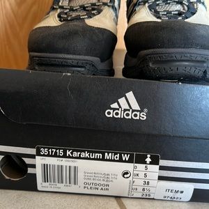 Adidas, size 6.5, color tan